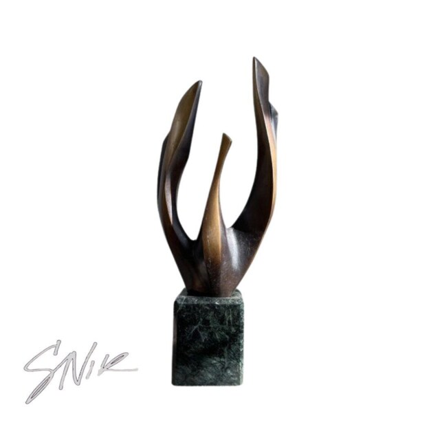 Nesting, 31/11/8cm, Limited Edition ??riginal Bronze Sculpture, Stoycho Nikiforov - image 1
