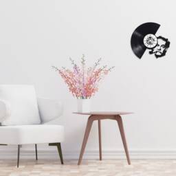 33 Rpm Vinyl Record Clock With Georges Brassens Theme, Singer, French - thumbnail 4