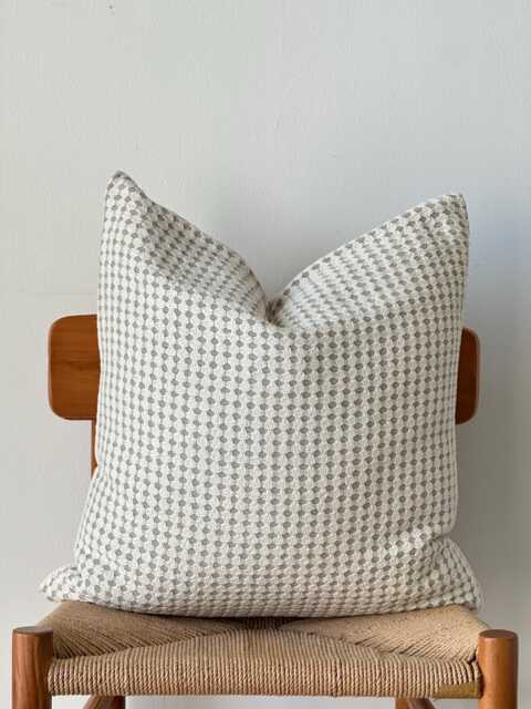 Green Neutral Natural Color & Fiber Pillow Cover - image 1