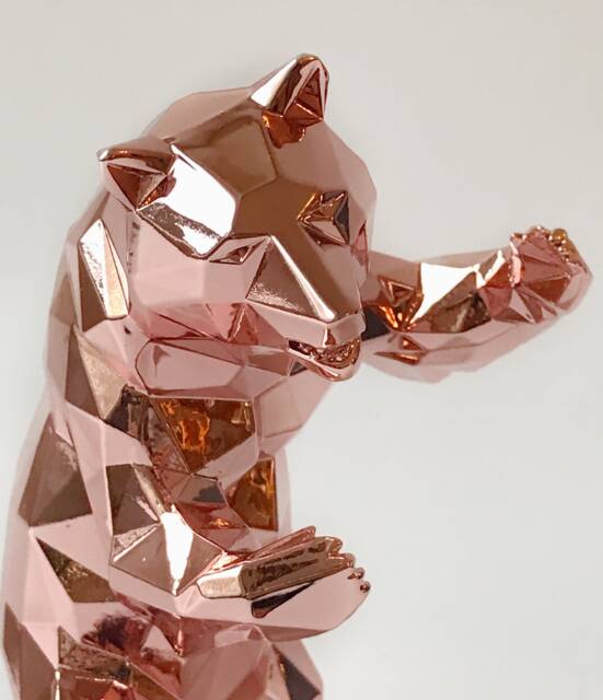 Bear Spirit, Gold Pink Limited Edition Sculpture - image 1