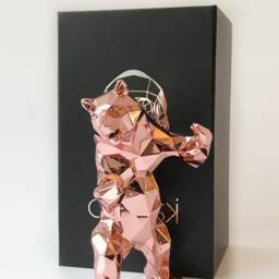 Bear Spirit, Gold Pink Limited Edition Sculpture - thumbnail 2
