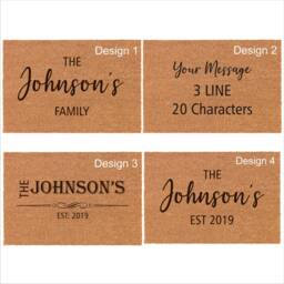 Housewarming Welcome Mat - Custom Home Rug Personalised Door Entry Gift Idea - thumbnail 2