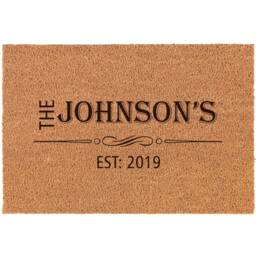 Housewarming Welcome Mat - Custom Home Rug Personalised Door Entry Gift Idea - thumbnail 3