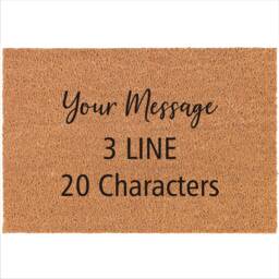 Housewarming Welcome Mat - Custom Home Rug Personalised Door Entry Gift Idea - thumbnail 1