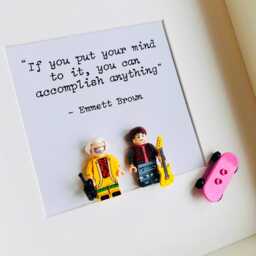Back To The Future Personalised Gift Frame - Doc Brown Marty Graduation End Of School Unique Customised - thumbnail 2