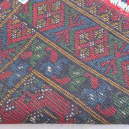 9 Ft Red Afghan Runner Rug, Turkmen Hand Knotted Veg Dyes Plush Wool Oriental Traditional Kitchen Runner, Hallway - thumbnail 4