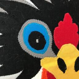 Funky Chicken Pillow Cover - thumbnail 3