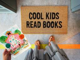 Cool Kids Read Books Doormat, Classroom Decor, Teacher Gift, Christmas Gift - thumbnail 1