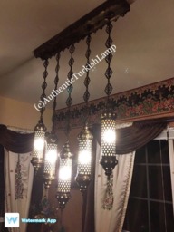 Chandelier Lamp, Light, Moroccan Light, Moroccan Lighting, Turkish Light, Moroccan Lamp, Moroccan Pendant, Moroccan Lantern - thumbnail 1