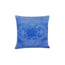Designers Guild Kashiwa Cushion, Denim Blue Boho Pillow Cover - thumbnail 1