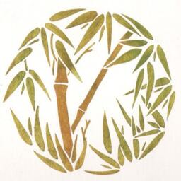 Bamboo Grove Wall Art Stencil - Small Size Easy Diy D??cor Design Reusable Stencils For Walls - thumbnail 2