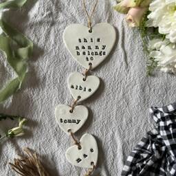 Personalised Mothers Day Gift, Mother's Plaque, Gifts For Nanny, Nan Wall Hanging, Grandma Sign, New Nana Grandchildren Present - thumbnail 3