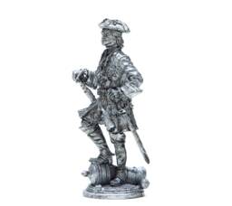 54mm Russia. Peter I - The Great 1682-1725 Yrs. 132 Scale Metal Figurine - thumbnail 1