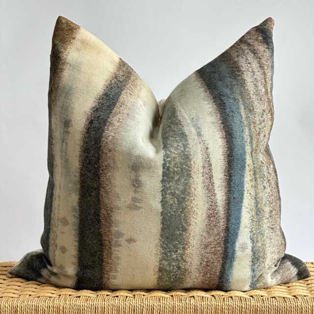 Brown Tribal Hemp Hand Woven Natural Dye Color Pillow Cover - image 1