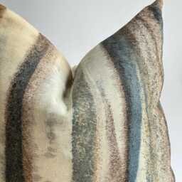 Brown Tribal Hemp Hand Woven Natural Dye Color Pillow Cover - thumbnail 2
