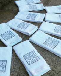 Friends That Sweat Together, Stick Together Towel, Gym Gift Gifts, Sports Towel - thumbnail 1
