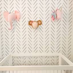 Choose Any 3 Handmade Felt Animal Heads Safari Nursery Decor - thumbnail 1