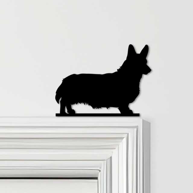 Door Topper Dog Pembroke Welsh Corgi Various Colours Top Of Decorative Sign - Novelty Wall Decor, Frame Art, Art - image 1