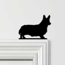 Door Topper Dog Pembroke Welsh Corgi Various Colours Top Of Decorative Sign - Novelty Wall Decor, Frame Art, Art - thumbnail 1