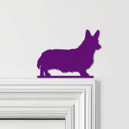 Door Topper Dog Pembroke Welsh Corgi Various Colours Top Of Decorative Sign - Novelty Wall Decor, Frame Art, Art - thumbnail 4