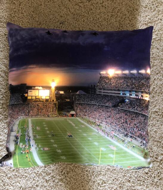 Led Pillow - Gillette Stadium, New England Patriots Light Up Pillow, Night Light, Night Lamp, Great Unique Gift - image 1