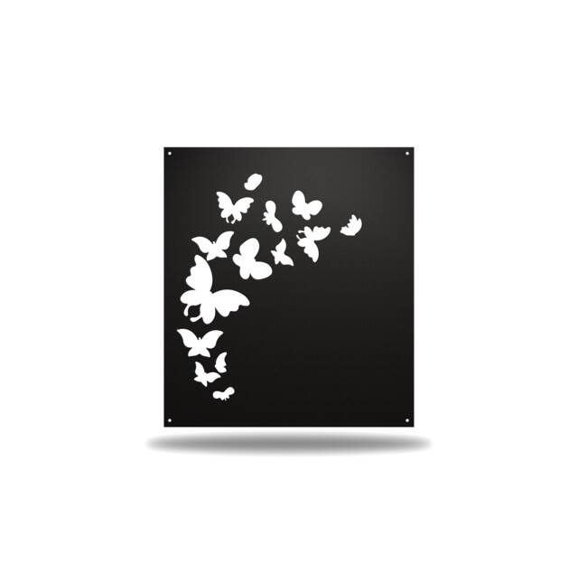 Butterfly Mural Metal Wall Art