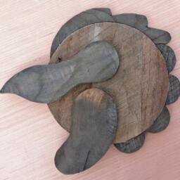 Reclaimed Pallet Wood Wall Art - Rooster - thumbnail 2
