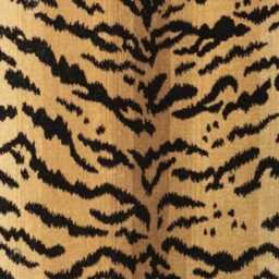 Scalamandr?? Le Tigre Silk Velvet Pillow Cover - Luxury Tiger Print Designer Accent Brown Back Animal Throw - thumbnail 3