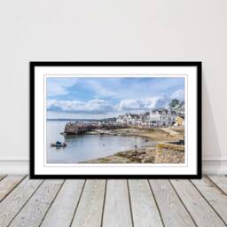st Mawes Cornwall Print Roseland Peninsula Beach Seascape, Framed Picture - thumbnail 2