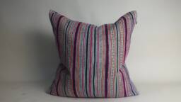 Hmong Pillow Vintage Fabric Sofa Cushion Cover Handwoven Hemp Textiles Batik Hand Painted Scatter Cushions Throw Pillow Decorative - thumbnail 1