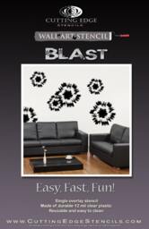Stencil Blast - Lg Wall Stencils For Easy Decor Better Than Decals - thumbnail 3