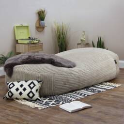 Jumbo Corduroy Sofa Bed Bean Bag, Handmade in The Uk, Beans Included, Multiple Sizes Available