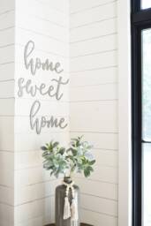 Home Sweet Metal Wall Art - 16 Gauge Steel Sign