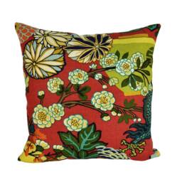 Schumacher - Chiang Mai Dragon Lacquer Art Deco Chinoiserie Designer Cushion Cover Handmade Throw Pillow Luxury Home Decor - thumbnail 2