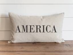 America 16 X 26 Pillow Cover // Summer Everyday 4Th Of July Independence Day Patriotic Gift Accent - thumbnail 1