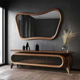 Solid Wood Entryway Bench Rustic Shoe For Hallway Minimal Farmhouse Furniture - thumbnail 3