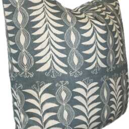 Penny Morrison Little Zanzibar Duck Egg Fabric Double Sided Cushion Cover Pillow - thumbnail 2