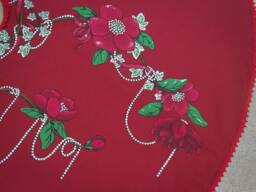 Magnolia Christmas Home Decor Flower Tree Skirt Holiday Xmas Swedish Ornament