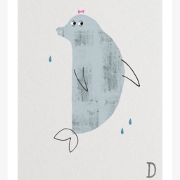 Poster Mural/Abc Kids D Poster, Animal Alphabet, Letters, Children's Room Wall Decoration Room, Art Print, As A Gift - thumbnail 2