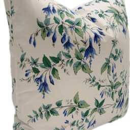 Colefax & Fowler Fuchsia Ultramarine Cushion Cover Pillow Double Sided - thumbnail 3