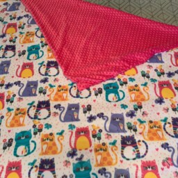 Cat Minky Blanket - thumbnail 2