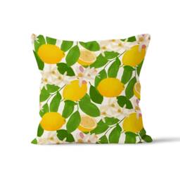 Lemon Cushion Cover, Orange Pillow Case, Kitchen Home Decoration, Summer Lime Farmhouse Decor, Patio Decoration - thumbnail 3