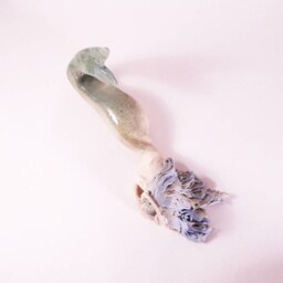 Modern Mermaid, Mermaid Figurine, Ceramic, Handmade Ceramic Decor - thumbnail 4