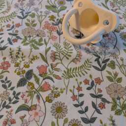 Liberty London Wildflower Crib Sheet/Changing Pad Cover - Floral Nursery Bedding Custom Baby - thumbnail 4