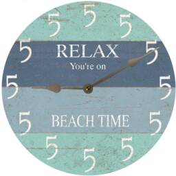 Five O Clock Somewhere Beach Clock - Wall - thumbnail 3