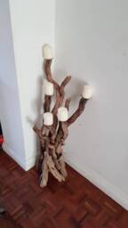 Welsh Driftwood Candelabra, Coastal Centerpiece - thumbnail 3