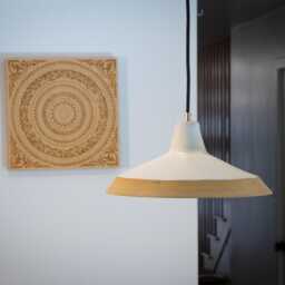 Barn Shade, Pendent Lamp, Ryan Bryant, Lighting, Modern, Mid Century, Century With 12' Cord - thumbnail 2