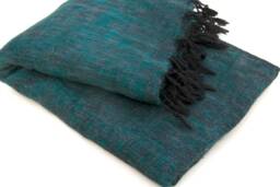 Yak Wool Blend Blanket Large Travel Shawl Meditation Wrap Handwoven Scarf