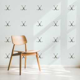Hockey Peel-And-stick Removable Fabric Wall Decals