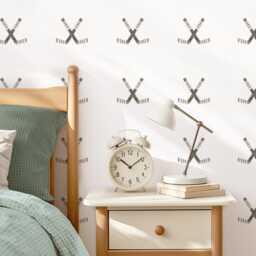 Hockey Peel-And-stick Removable Fabric Wall Decals - thumbnail 3